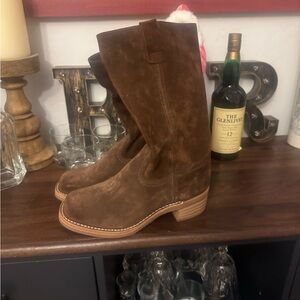 Frye Brown Suede Winter Boots